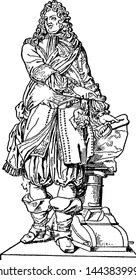 Sbastien le Prestre de Vauban, vintage illustration