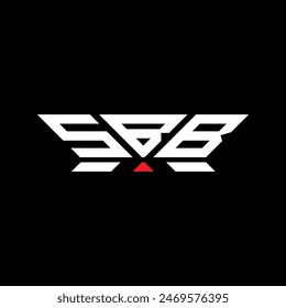 Diseño de Vector de logotipo de letra SBB, logotipo simple y moderno SBB. Diseño lujoso del alfabeto de SBB  