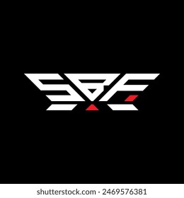 SBF letter logo vector design, SBF simple and modern logo. SBF luxurious alphabet design  