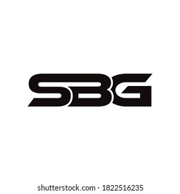 SBG company group linked letter logo .
