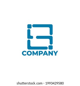 SBG letter logo design, this logo is suitable for any industry.