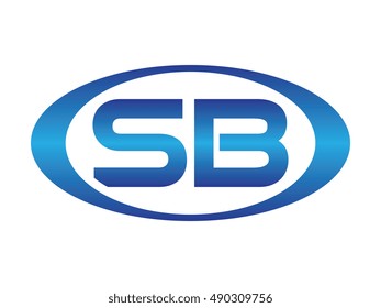 SB-letter abbreviations blue oval logo
