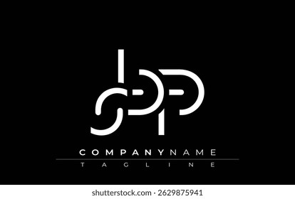 SBP abstract letter design. Modern Business Logo Design With Abstract Typography and Contemporary Style
