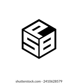 SBP letter logo design with white background in illustrator, vector logo modern alphabet font overlap style. calligraphy designs for logo, Poster, Invitation, etc.
