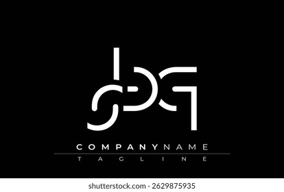 SBQ abstract letter design. Modern Business Logo Design With Abstract Typography and Contemporary Style