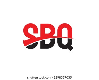 SBQ Letter Initial Logo Design Vector Illustration