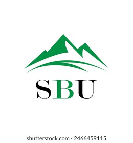 Diseño de logotipo de la letra SBU sobre fondo blanco. Diseño moderno creativo del logotipo de la letra SBU. Diseño de Vector.
Letras SBU, SBU logo Plantilla de Vector.