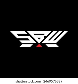 SBW letter logo vector design, SBW simple and modern logo. SBW luxurious alphabet design  