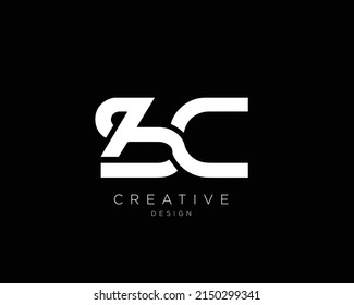 SC BC Logo Design , Initial Based BC SC Monogram 
