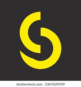 SC creative and modern vector logo design