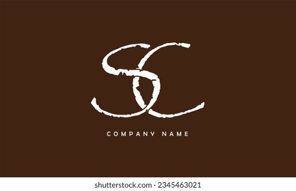SC, CS Abstract Letters Logo Monogram