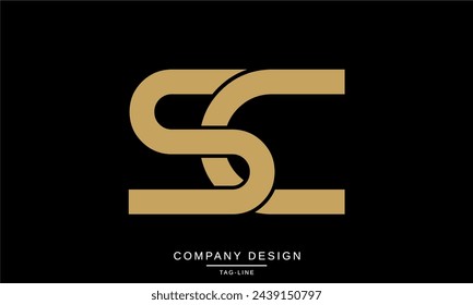 SC, CS Abstract Letters Logo Monogram Design Icon