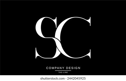 SC, CS Abstract Letters Logo Monogram Vector Initials