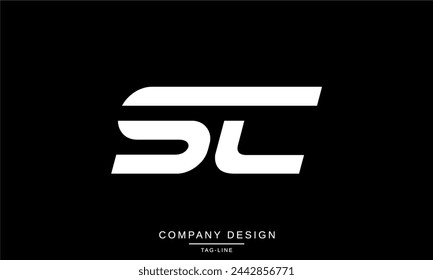 SC, CS Letras abstractas Logo Monograma Vector Iniciales