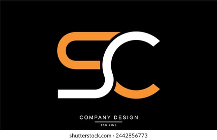 SC, CS Abstract Letters Logo Monogram Vector Initials