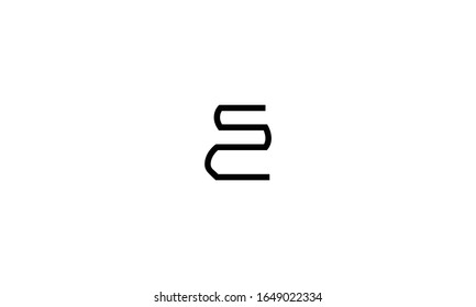 SC CS abstract vector logo monogram template