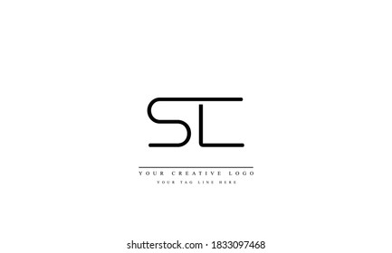 SC CS abstract vector logo monogram template
