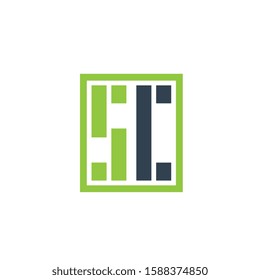 SC or CS letter logo design vector template.