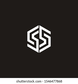 SC or CS letter logo vector abstract