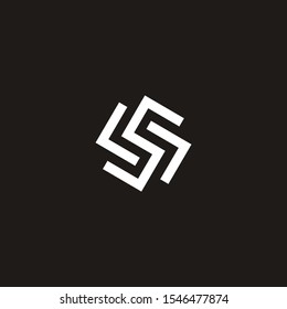 SC or CS letter logo vector abstract