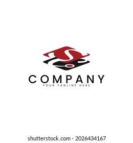 SC or CS letters logo, simple and modern. Suitable for any business.