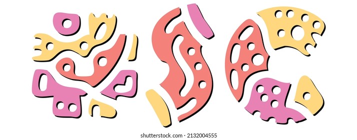 SC Hashtag. Doodle isolate text. Colored curves decorative doodle letters. Hashtag SC is abbreviation for the US American state South Carolina for print, booklet, banner, flyer.