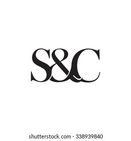 S&C Initial logo. Ampersand monogram logo