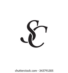 SC initial monogram logo