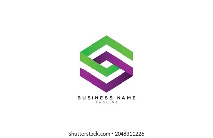 SC initials monogram letter text alphabet logo design