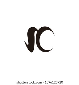 sc letter design vector logo