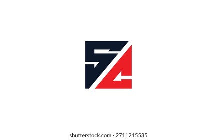 SC Letter Logo Design with Creative Trendy Black and Red color. cs logo, sc logo, letter sc