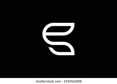 Diseño del logo de la carta SC sobre fondo de lujo. Concepto de logotipo de letras de monograma CS. Diseño de iconos SC. Diseño de iconos de letras blancas elegantes y profesionales en el fondo negro.