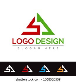 SC Letter Logo Design Template Vector