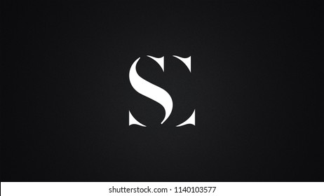 SC Letter Logo Design Template Vector
