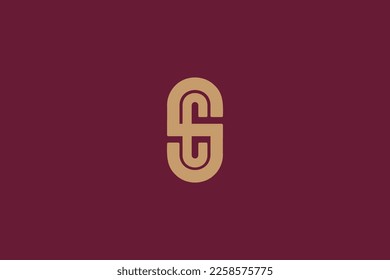 SC letter typography logo design, SC icon, SC modern logo 