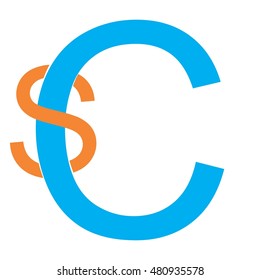 sc letter vector logo
