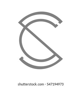 sc letter vector logo