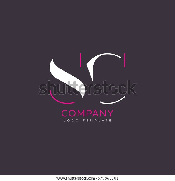 Sc Logo Stock Vector (Royalty Free) 579863701