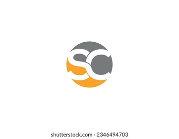 SC Logo Design Creative Modern vector icon