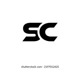 Sc Logo Design Vector Template Stock Vector (Royalty Free) 2197012425 ...