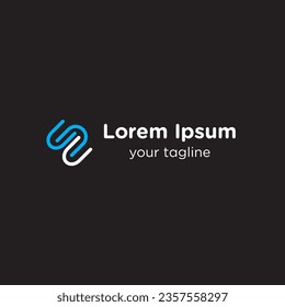 SC logo vector black background