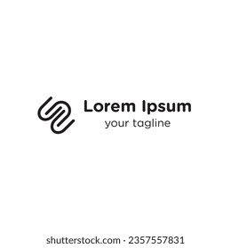 Sc logo vector illustration. White background