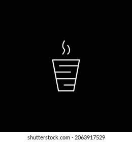 SC Monogram Letter Logo for Coffee Shop, Minimal Illustrated Vector Design