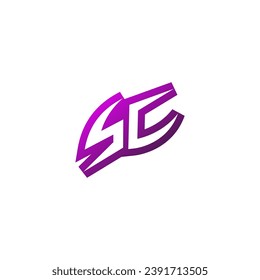 SC Premium-Emblem-Logo für Erstunterstützung und Gaming-Design