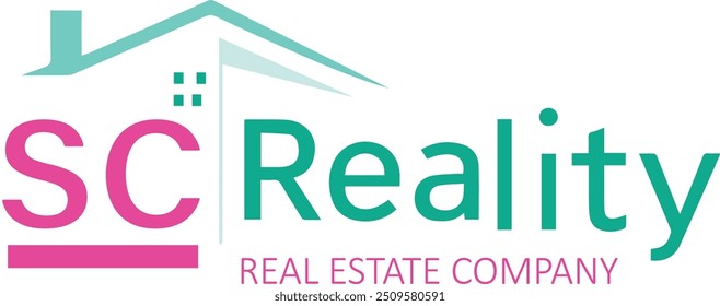 Vetor de logotipo de empresa de realidade SC
