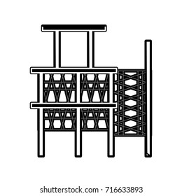 scaffold  vector illustration