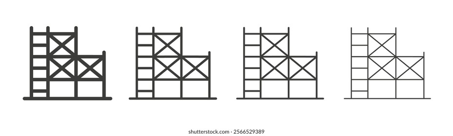 Scaffolding icon collection for website design, app, UI design.