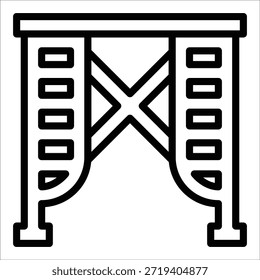 Scaffolding Icon Element For Design