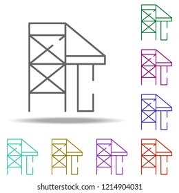 scaffolding icon. Elements of construction in multi color style icons. Simple icon for websites, web design, mobile app, info graphics