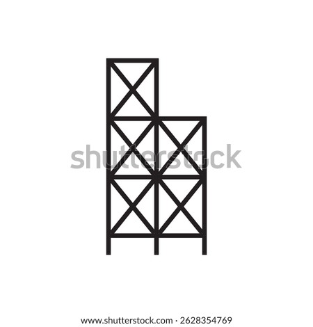 scaffolding icon illustration element design
